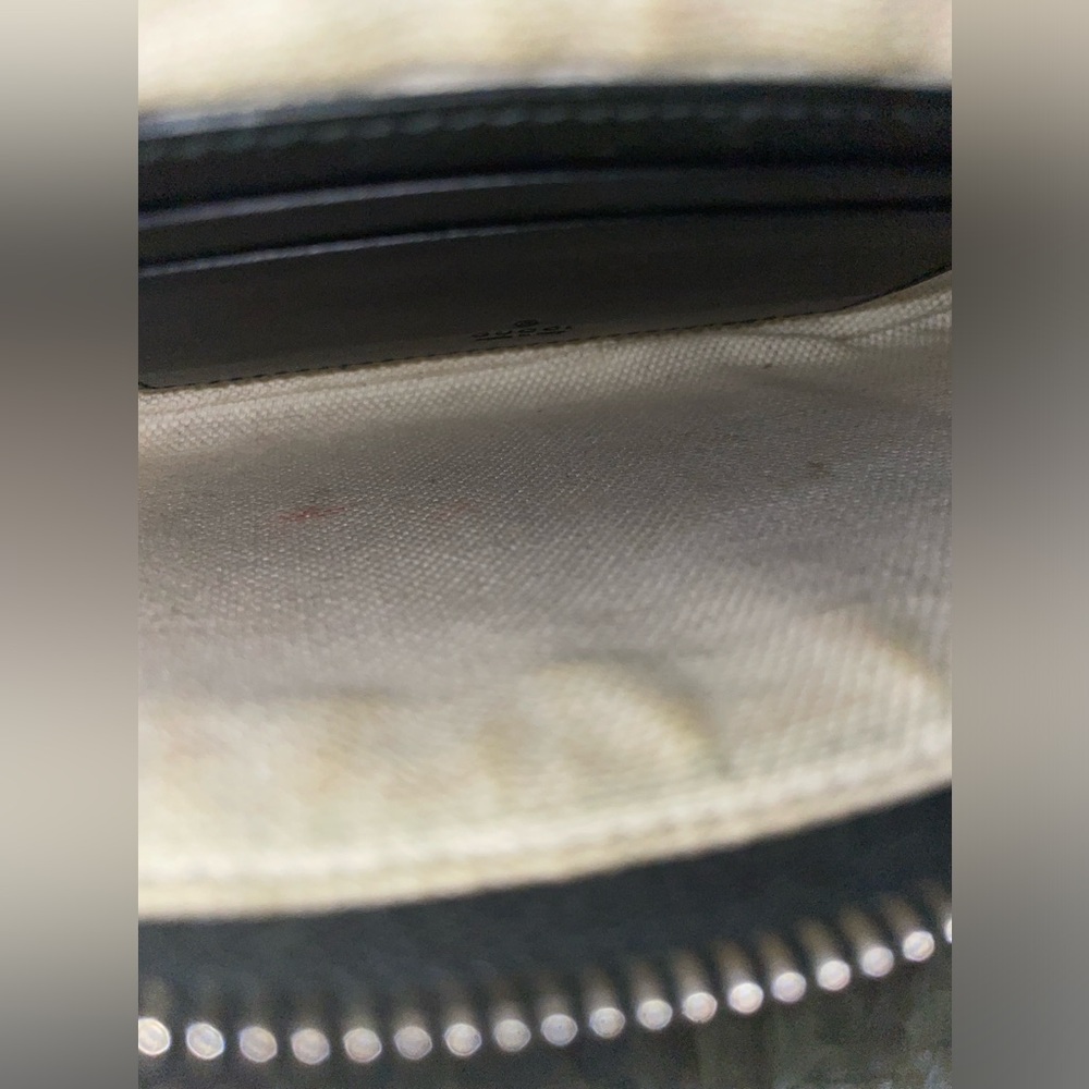 GUCCI SUPREME SIGNATURE GG KING SNAKE BROWN WRISTLET CLUTCH EUC - Picture 7 of 14